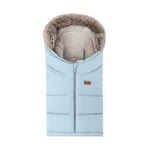 Kép 8/10 - PETITE&MARS Téli szett Arctic 4in1 bundazsák + kézmelegítő kesztyű babakocsira Furry Sky Whisp