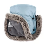Kép 10/10 - PETITE&MARS Téli szett Arctic 4in1 bundazsák + kézmelegítő kesztyű babakocsira Furry Sky Whisp