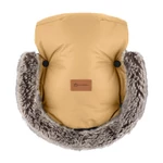 Kép 7/8 - PETITE&MARS Téli szett Comfy 4in1 bundazsák + kézmelegítő kesztyű babakocsira Furry - Elegant 