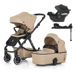 Kép 1/10 - PETITE&MARS KÉSZLET Babakocsi 4v1 ICON LITE AIR + CYBEX Aton B2 i-Size - Mocha Beige