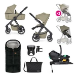 Kép 2/10 - PETITE&MARS Kombinált babakocsi ICON 2in1 Mossy Green XXL RWS + Core Pro i-Size Black Grey + Bázis