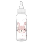 Kép 2/3 - Canpol babies Keskeny nyakú cumisüveg, CUTE ANIMALS, 250 ml - nyuszi