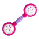 Kép 1/2 - Canpol babies BARBELL csörgő, rózsaszín