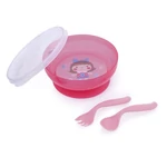 Kép 2/4 - Canpol babies Tál evőeszközökkel és fedővel, 350ml, TOYS