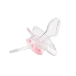 Kép 2/3 - Canpol Babies Szilikon anatómiai cumi, 18hó+, NEWBORN BABY, pink