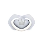 Kép 2/7 - Canpol babies Szilikon szimmetrikus cumi, Light touch, 0-6hó, 2db, ROYAL BABY - kék