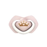 Kép 2/3 - Canpol babies Szilikon szimmetrikus cumi, Light touch, 6-18hó, 2db, ROYAL BABY - rózsaszín
