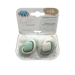 Kép 5/5 - Canpol babies Szimmetrikus szilikoncumi készlet, Light touch, 18hó+, PURE COLOR, 2db