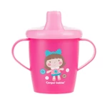 Kép 1/4 - Canpol babies Csöpögésmentes pohár, kemény, 250 ml, TOYS - rózsaszín