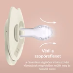 Kép 8/10 - LOVI Világító dinamikus szilikon cumi PRIME 0-6hó 1db - Blush