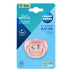 Kép 3/3 - Canpol babies Szilikon szimmetrikus cumi, 0-6hó, 1db, EXOTIC ANIMALS, panda