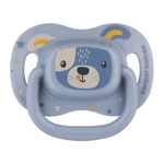 Kép 1/3 - Canpol babies Szimmetrikus szilikon cumi, 0-6hó, 1db, CUTE ANIMALS - kék