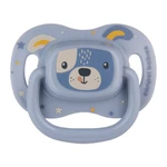 Kép 1/3 - Canpol babies Szilion szimmetrikus cumi, 6-18hó, 1db, CUTE ANIMALS - kék