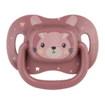 Kép 1/3 - Canpol babies Szilikon szimmetrikus cumi, 6-18hó, 1db, CUTE ANIMALS - pink