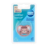 Kép 3/3 - Canpol babies Szilikon szimmetrikus cumi, 18hó+, 1db, CUTE ANIMALS - pink
