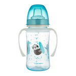 Kép 1/3 - Canpol babies Szilikon ivócsőrős tanulópohár, világító fogantyúval, EXOTIC ANIMALS, 240 ml,