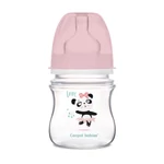 Kép 1/4 - Canpol babies Anti-kólikás cumisüveg, EasyStart, EXOTIC ANIMALS, 120 ml - rózsaszín