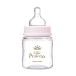 Kép 2/3 - Canpol babies Anti-kólikás cumisüveg, EasyStart, ROYAL BABY, 120 ml - pink