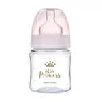 Kép 1/3 - Canpol babies Anti-kólikás cumisüveg, EasyStart, ROYAL BABY, 120 ml - pink