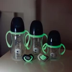 Kép 3/4 - Canpol babies Anti-kólikás cumisüveg, világító fogantyúval, EasyStart, SLEEPY KOALA, 300 ml -