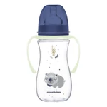 Kép 1/4 - Canpol babies Anti-kólikás cumisüveg, világító fogantyúval, EasyStart, SLEEPY KOALA, 300 ml -