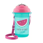 Kép 1/2 - Canpol babies Sport itatópohár, flip-top, szilikon szívószállal, 400 ml, SO COOL, rózsaszín