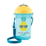 Kép 1/2 - Canpol babies Sport itatópohár, flip-top, szilikon szívószállal, 400 ml, SO COOL, sárga