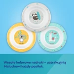 Kép 4/4 - Canpol babies Melamin tál tapadókoronggal, 270ml, EXOTIC ANIMALS - szürke