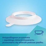 Kép 3/4 - Canpol babies Melamine tál tapadókoronggal, 270ml, EXOTIC ANIMALS - türkiz