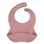 Kép 1/2 - Canpol babies Szilikon előke zsebbel, DOTS - pink