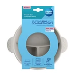 Kép 2/2 - Canpol babies Szilikon osztott tál, tapadókoronggal, 360ml, DOTS - szürke