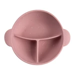 Kép 2/6 - Canpol babies Szilikon osztott tál, tapadókoronggal, 360ml, DOTS - pink