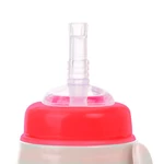 Kép 2/3 - Canpol babies Cseppmentes sport itatópohár, szilikon szívószállal, 350 ml, HELLO LITTLE - piros