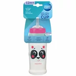 Kép 3/3 - Canpol babies Cseppmentes sport itatópohár, szilikon szívószállal, 350 ml, HELLO LITTLE - piros
