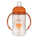 Kép 2/3 - Canpol babies Tanulópohár szilikon ivócsőrrel, CUTE ANIMALS, 320ml, róka