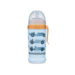 Kép 1/2 - Canpol babies Sport itatópohár, cseppmentes szilikon szívószállal, 350 ml, RACING - világoské