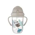 Kép 1/4 - Canpol babies Súlyozott szívószálas cseppmentes itatópohár, 270ml, 6hó+, EXOTIC ANIMALS - sz?