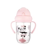 Kép 1/3 - Canpol babies Súlyozott szívószálas cseppmentes itatópohár, 270ml, 6hó+, EXOTIC ANIMALS - pin