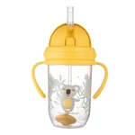 Kép 2/3 - Canpol babies Súlyozott szívószálas cseppmentes itatópohár, 270ml, 6hó+, EXOTIC ANIMALS - sá