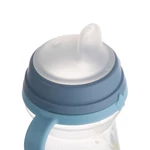 Kép 4/6 - Canpol babies Itatópohár szilikonos ivócsőrrel, FirstCup, 250 ml, Bonjour Paris - kék