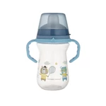 Kép 5/6 - Canpol babies Itatópohár szilikonos ivócsőrrel, FirstCup, 250 ml, Bonjour Paris - kék