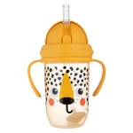 Kép 2/6 - Canpol babies Súlyozott szívószálas itatópohár, 270ml, BabiesBoo, gepárd