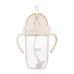 Kép 2/4 - Canpol babies Súlyozott szívószálas itatópohár, 270ml, krémszín
