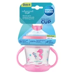 Kép 5/5 - Canpol babies Cseppmentes itatópohár szilikon kifolyóval, 180 ml, LOVE&SEA, rózsaszín