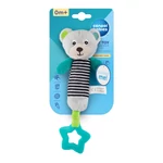Kép 2/2 - Canpol babies Puha sípoló játék rágókával, 0+, BEARS - szürke