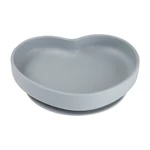 Kép 1/3 - Canpol babies Szilikonos tányér tapadókoronggal, HEART - kék