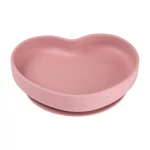 Kép 1/2 - Canpol babies Szilikonos tányér tapadókoronggal, HEART - pink