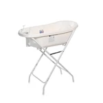Kép 3/4 - Lorelli kád leeresztő dugóval, babatartóval 88 cm + kádállvány - White
