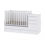 Kép 2/3 - Lorelli Maxi Plus kombi ágy 70x160 + Exclusive szekrény - White