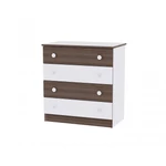 Kép 3/3 - Lorelli Maxi plus kombi ágy 70x160 + Komód - White & Walnut